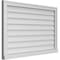 Ekena Millwork Vertical Surface Mount PVC Gable Vent w/ 2"W x 2"H , Brickmould Sill Frame, 40"W x 26"H GVPVE40X2603SN - alternate 2